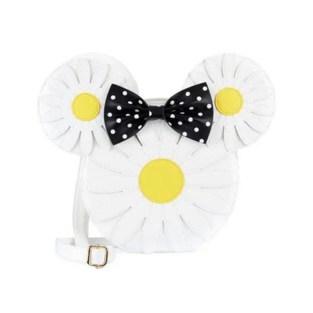 ºoº Disney's Loungefly Minnie Mouse Daisies Crossbody Bag ºoº
